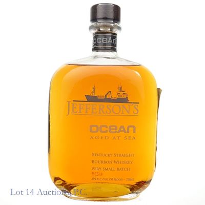 Jefferson's Ocean Aged At Sea Bourbon (Voyage 5). Jefferson's Ocean Aged At Sea very small batch 