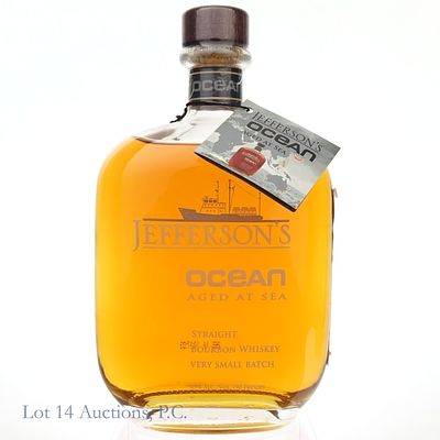 Jefferson's Ocean Aged At Sea Bourbon (Batch 18). Jefferson's Ocean Aged At Sea very small batch 
