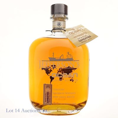 Jefferson's Ocean Bourbon Wheated Mash Bill (V 15). Jefferson's Ocean Aged At Sea very small 