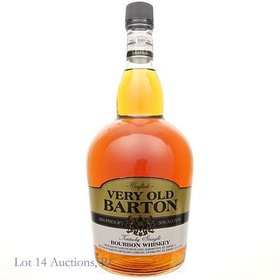 Very Old Barton Bourbon Whiskey 100 Proof (1.75L). Very Old Barton bourbon whiskey. 1.75 L, 100 