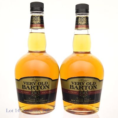 Two Bottles Very Old Barton Bourbon (2020). Two bottles of Very Old Barton Bourbon, both 750ml 