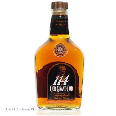 Old Grand-Dad 114 Bourbon. 750 ml, 114 Proof.