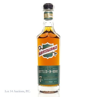 Old Fitzgerald 7 Year BIB Bourbon. Old Fitzgerald's 7 Years Aged Bottled-In-Bond Bourbon.100 