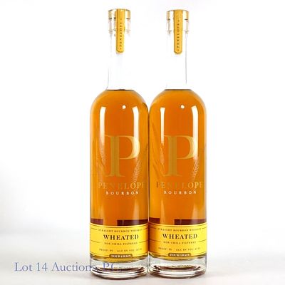 Penelope Wheated Four Grain Bourbon (2). 2 bottles total in this lot. Penelope Wheated Four 
