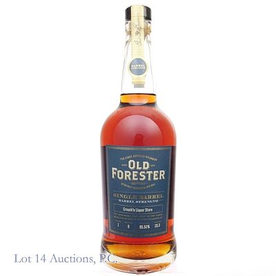 Old Forester SB Barrel Strength Bourbon Store Pick. Old Forester Single Barrel, Barrel Strength 
