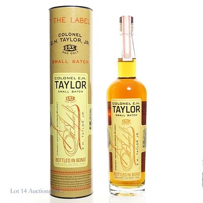 Colonel E.H Taylor Small Batch Bourbon (2025), 100 Proof, 750 ml, Cylinder tube included. Etch: 