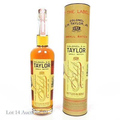 Colonel E.H. Taylor Small Batch Bourbon BIB. Colonel E.H. Taylor Small Batch Bourbon Bottled in 