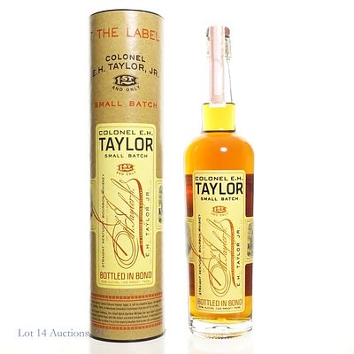 Colonel E.H. Taylor Small Batch Bourbon (LL Date). Colonel E.H. Taylor small batch straight 