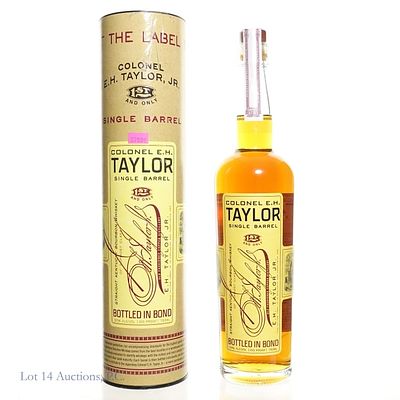 Colonel E.H. Taylor Single Barrel Bourbon 2014-17*. Colonel E.H. Taylor Single Barrel Bourbon 