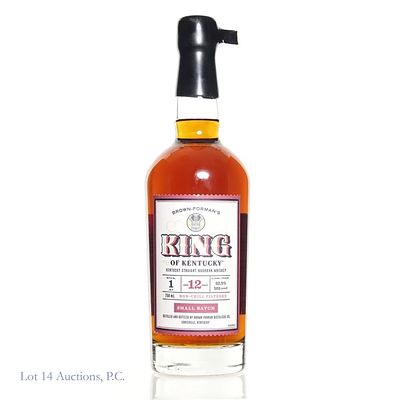 King of Kentucky 12 Yr Small Batch Bourbon Batch 1. King of Kentucky small batch bourbon, Batch 