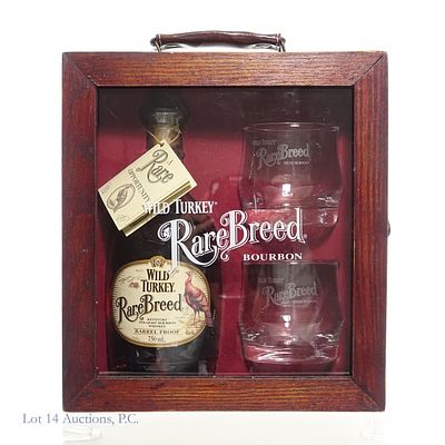 Wild Turkey Rare Breed Barrel Proof Gift Set. Wild Turkey Rare Breed Barrel Proof Bourbon. Gift 