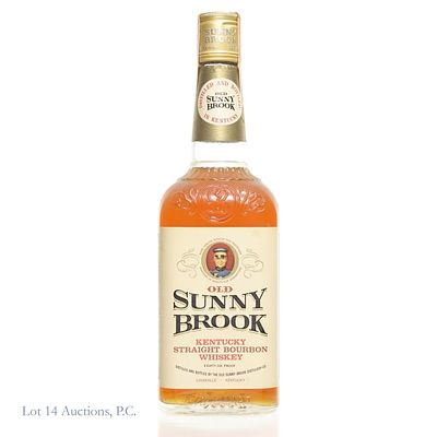 60s/70s Old Sunny Brook Bourbon. Old Sunny Brook Bourbon. 70 bottle mold. 60s/70s tax Series 112 