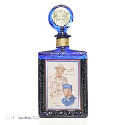 '69 J.W. Dant American Legion 50th Ann 10Y Bourbon. 1969 J.W. Dant 10 Years Old Bourbon. 