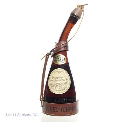 '64 George Dickel Gun Powder Horn Sour Mash Whisky. October 1964 First Bottling George Dickel 