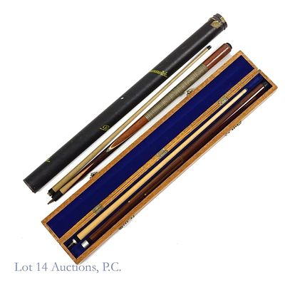 Pool / Billiard 2-Piece Cue Sticks, Dufferin +1. Dufferin pool / billiard 2-piece cue stick. 