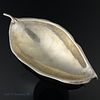 Alfredo Sciarrotta Sterling Silver Leaf Bowl. Leaf shaped sterling silver bowl made by Image - 1
