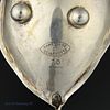 Alfredo Sciarrotta Sterling Silver Leaf Bowl. Leaf shaped sterling silver bowl made by Image - 3