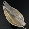 Alfredo Sciarrotta Sterling Silver Leaf Bowl. Leaf shaped sterling silver bowl made by Image - 4