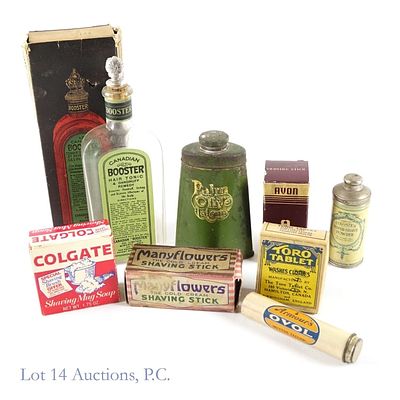 1900s Self Care Kit - Vintage Soaps & More. Selection of packages of self care products from the 