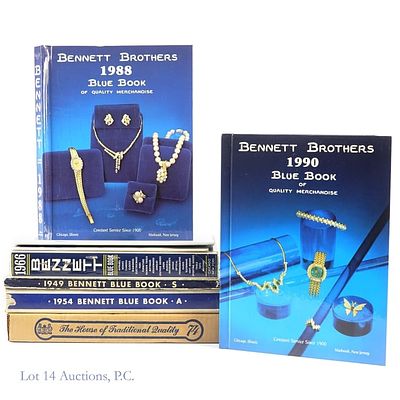 Bennett Bros Blue Book Catalogs (40s-2010s). Collection of 8 Bennett Brothers Blue Book catalogs 