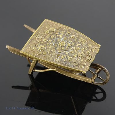 Rare 1874 W. Avery & Son Wheelbarrow Needle Case. Rare antique W. Avery &amp; Son Redditch 
