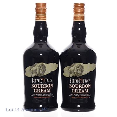 Buffalo Trace Bourbon Cream Whiskey Liqueur (2). Two (2) bottles 2025 Buffalo Trace Bourbon 