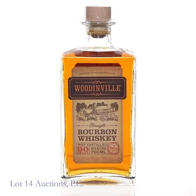 Woodinville Pot Distilled Bourbon Whiskey, 90 proof, 750ml. Washington State.