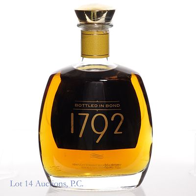 1792 Bottled in Bond Bourbon. 1792 Bottled - in - Bond Bourbon Whiskey, 750ml, 100 proof.