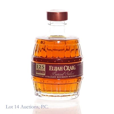 Elijah Craig Barrel Select Bourbon (Grenade). Elijah Craig Barrel Select Bourbon, 125 Proof, 200 