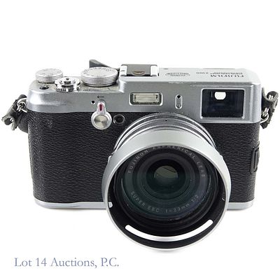 Fujifilm FinePix X100 SLR Camera. Fujifilm FinePix X100 compact camera with original strap 