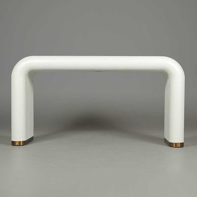 MADE GOODS HUDSON CONSOLE TABLE 82cm h x 146 cm w x 46 cm d crack to finish