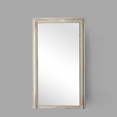 PIER GLASS/OVERMANTEL MIRROR 19th century with a painted frame 171 cm h x 90 cm d condition 