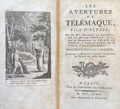 1776. Les Adventures de Telemaque - by François Fénelon. Les Adventures de Telemaque - by 