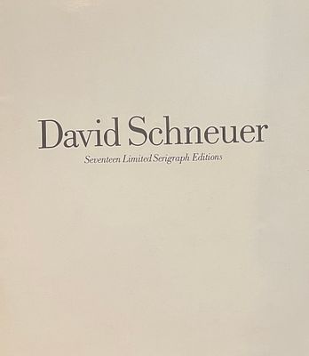 David Schneuer - Seventeen Limited Serigraph Editions. קטלוג יצירות. קטלוג המציג שבע-עשרה הדפסי 