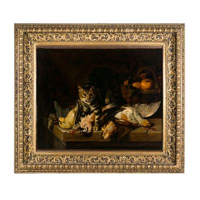 Dirk Valkenburg (Amsterdam 1675 - 1721) - Dirk Valkenburg (Amsterdam 1675 - 1721) Gatto e 