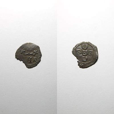 Half Real Preto 03.01 – D. Afonso V (1438–1481) – Portugal. Porto – mint letter P 
AG 03.01 – 