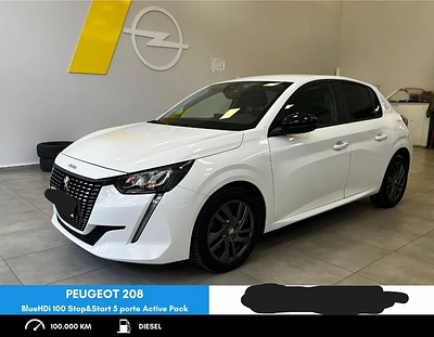 Peugeot 208 2022. 100 000 Km
Tipo di motore: Diesel.