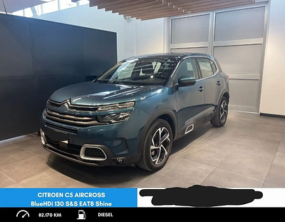 Citroen C5 Aircross 2021. 82 000 Km
Tipo di motore: Diesel.