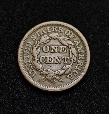 ארה"ב מטבע די נדיר בעריך 1 סנט גדול משנת 1845 במצב מעולה