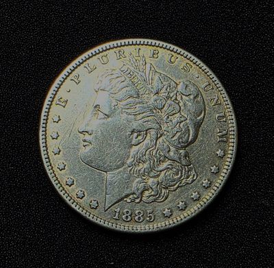 ארה"ב מטבע מכסף בעריך 1 דולר מורגן משנת 1885 במצב מעולה