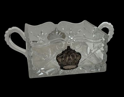 מחזיק שקיק סוכר מחולק בסגנון הבארוק שאנון קריסטל .7.5/25/15 ס"מ