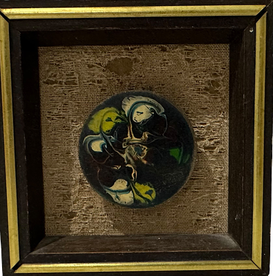 ציור צבעוני אומנותי ממוסגר