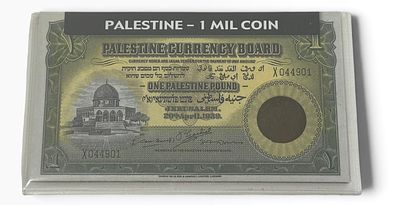 פלשתינה (א״י) בתקופת המנדט הבריטי – מארז אספנות “Palestine – 1 Mil Coin” – Isranumis
פריט 