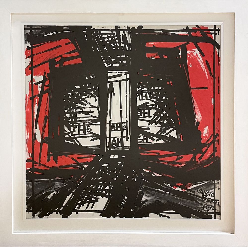 Vinicio Berti 1921 - 1991 
“Untitled”, 1977/1978 , Acrylic on canvas, cm 70 x 70. The frame 