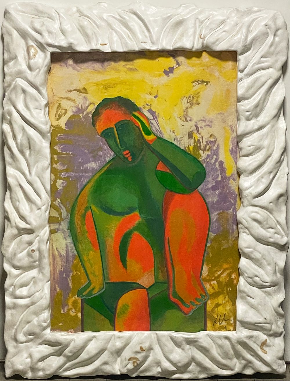 Sandro Chia 1946-
Untitled, 2005, Mixed media on paper, 
cm 94 x 125. Good condition. 