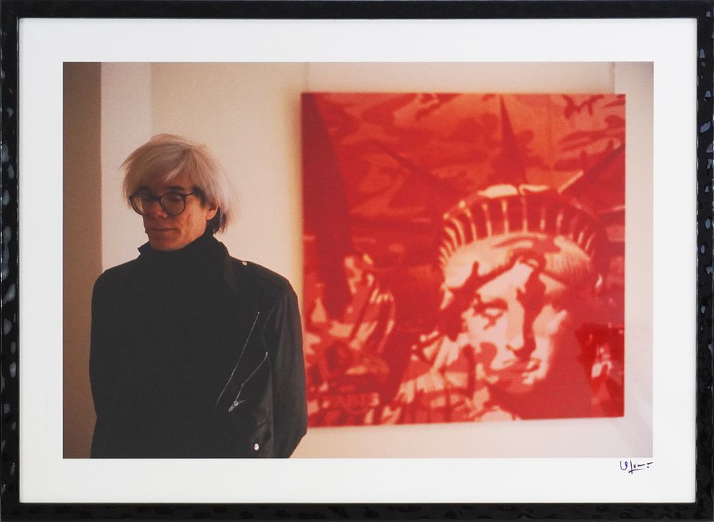 David Lefranc, "Andy Warhol, " 1986, Photographic print with silver salts in color, Edition 