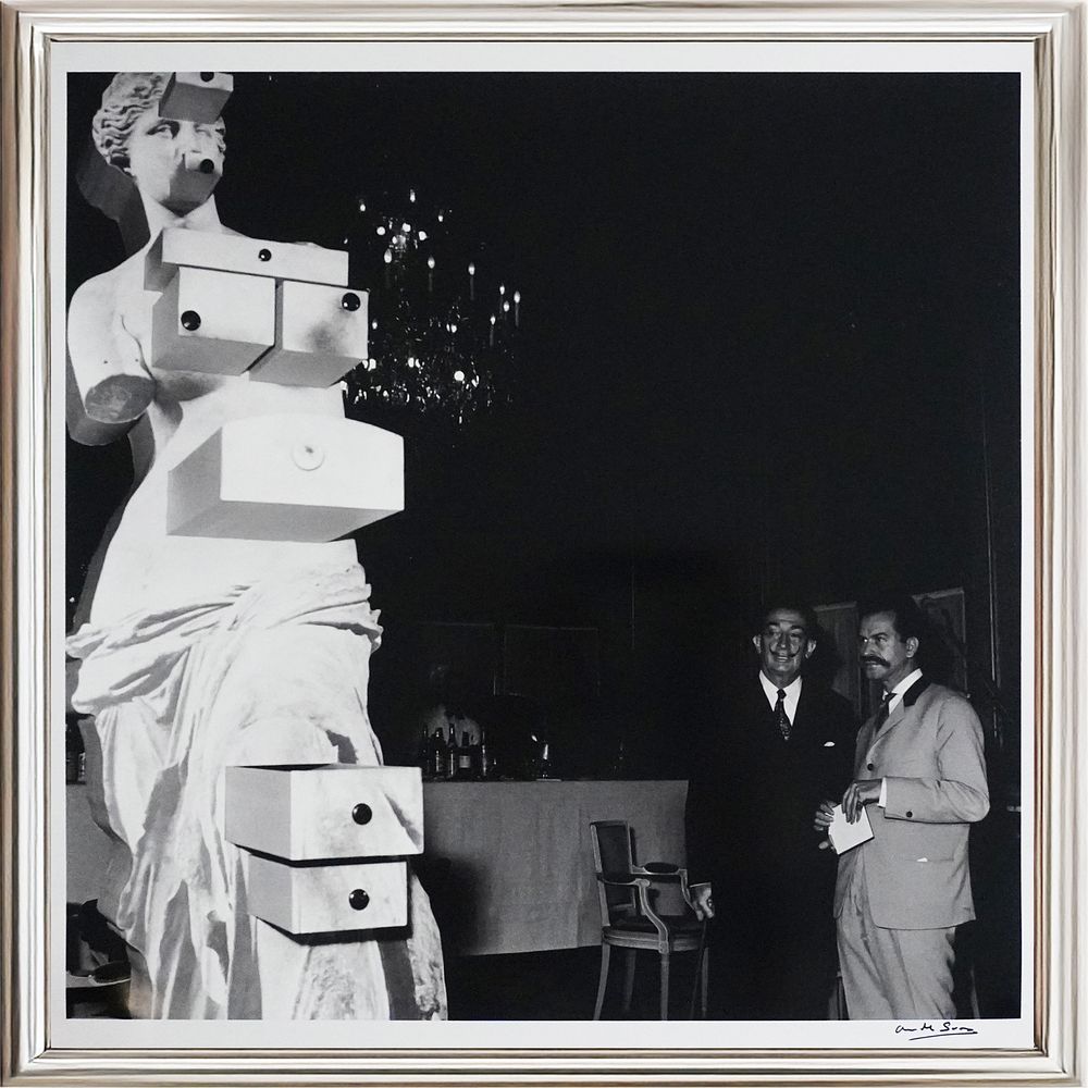 Andr&eacute; SAS, "Salvador Dal&iacute;", (1965-1970), Gelatin-silver print/photographic paper, 
Edition 7/12 