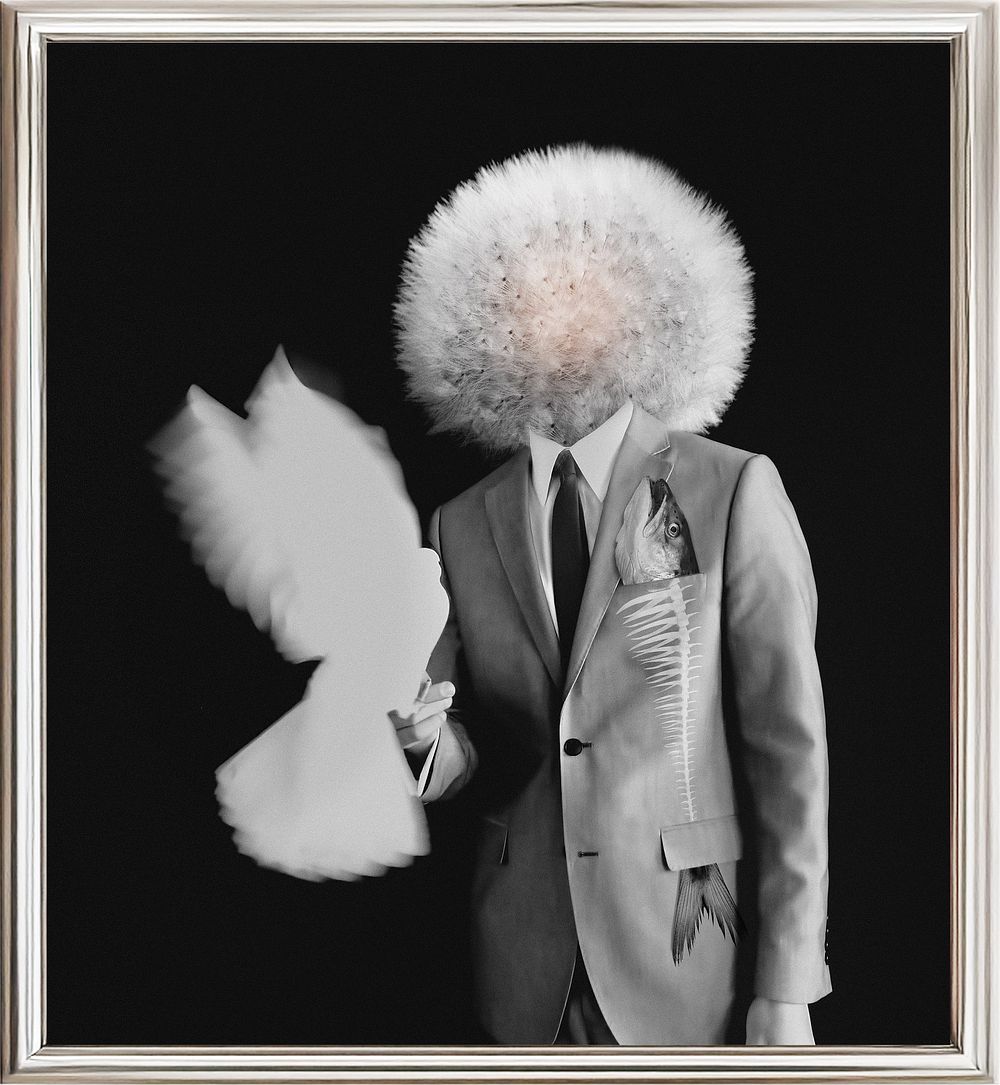 Tan Tolga Demirci, “The Art of Suicide”, 2023, digital art print, 
Edition 16/30 
cm 50 x 55. The 