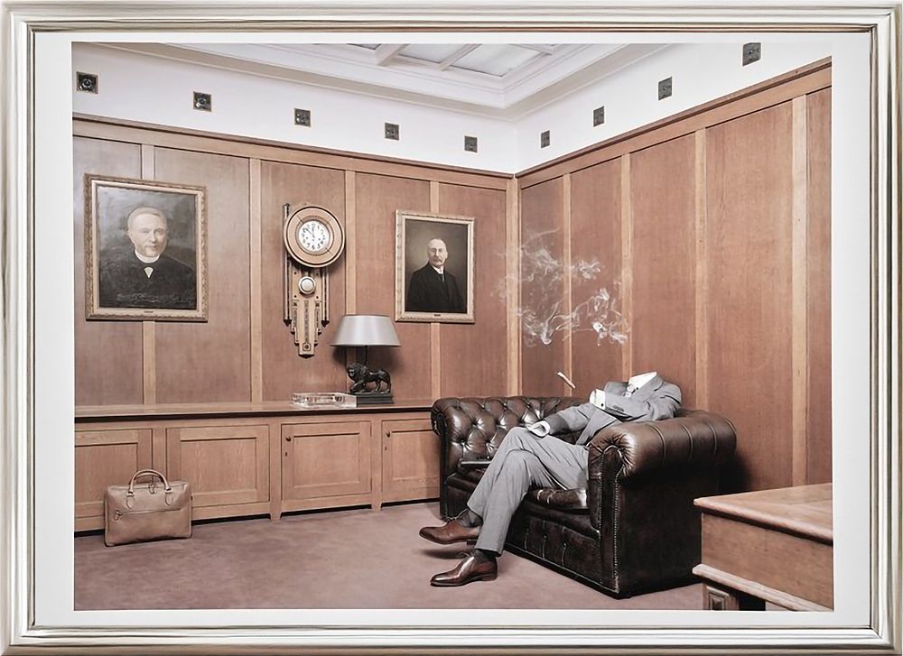 Van Vincent, “S&uuml;ddeutsche Zeitung Magazin”, 2008, digital art print, 
cm 42 x 29.7. The included 