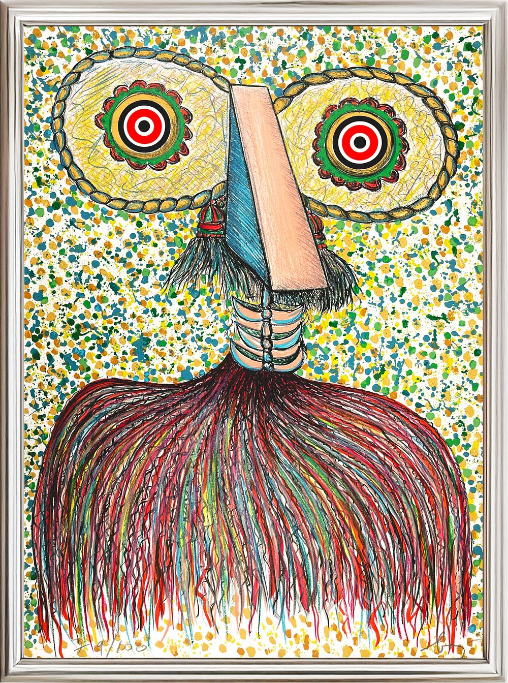 Enrico Baj, ”Portrait imaginaire d'Asger Jorn”, 1976, Lithography on paper, 
Edition 79 /100 